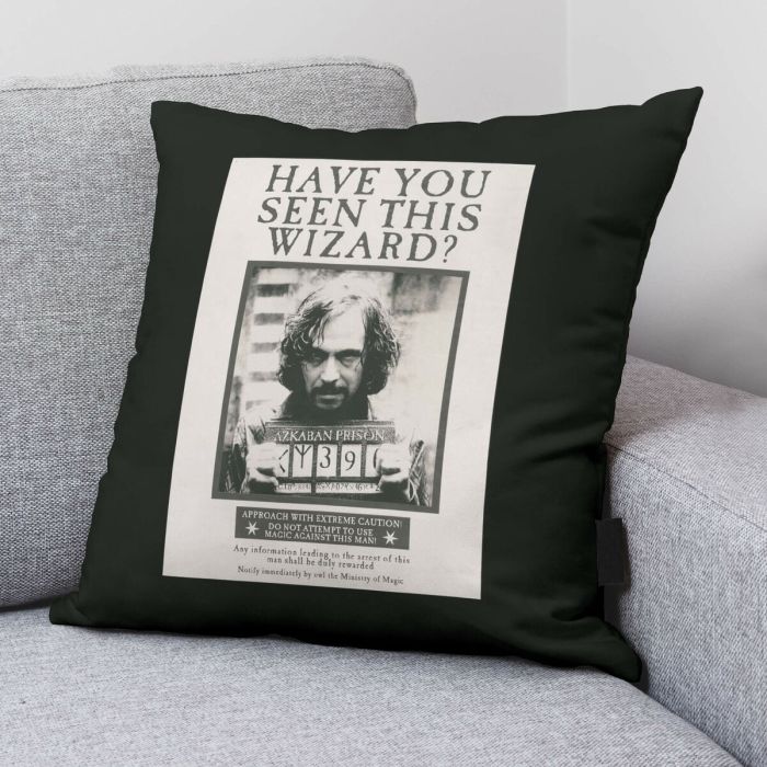 Funda de cojín Harry Potter Sirius Black Negro 50 x 50 cm 1