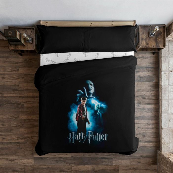 Funda Nórdica Harry Potter vs Voldemort Multicolor 180 x 220 cm Cama de 105