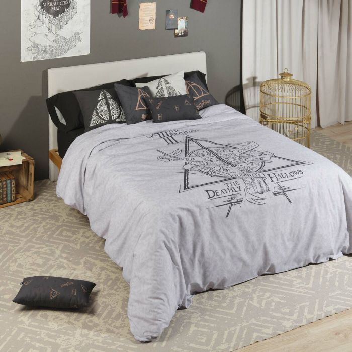 Funda Nórdica Harry Potter Deathly Hallows Legend 220 x 220 cm Cama de 135/140 3