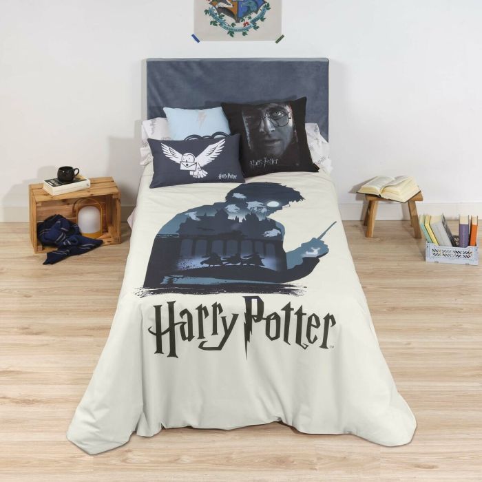 Funda Nórdica Harry Potter Multicolor 175 Hilos 140 x 200 cm Cama de 80