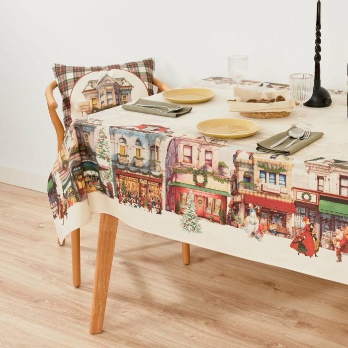 Mantel antimanchas Belum Christmas City 155 x 155 cm