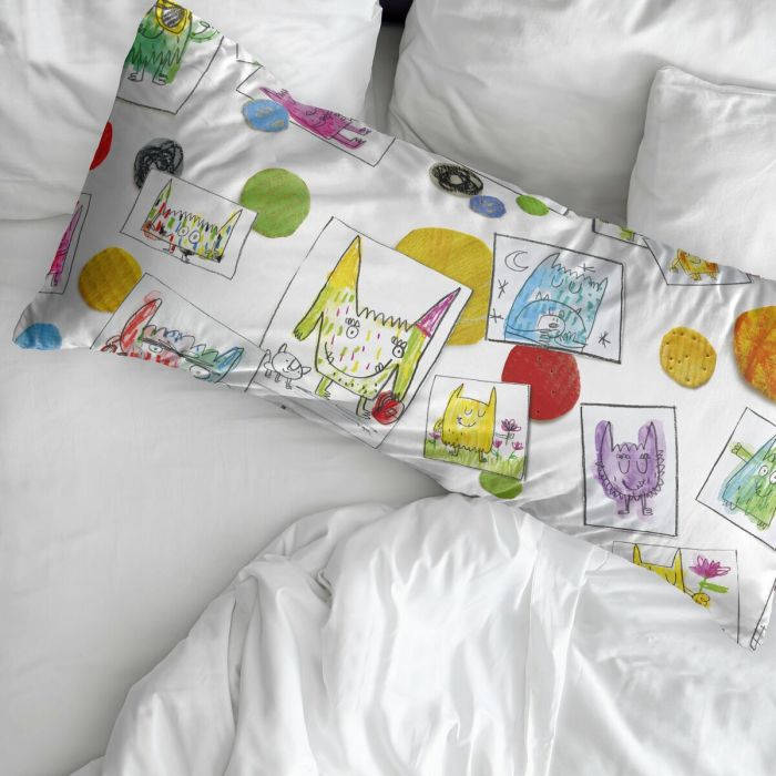 Funda de almohada Ripshop Indiana Multicolor 45 x 110 cm 4