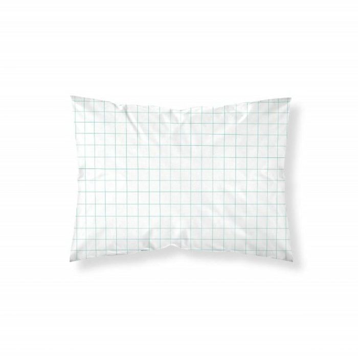 Funda de almohada Decolores Cuadros Azul 45 x 110 cm