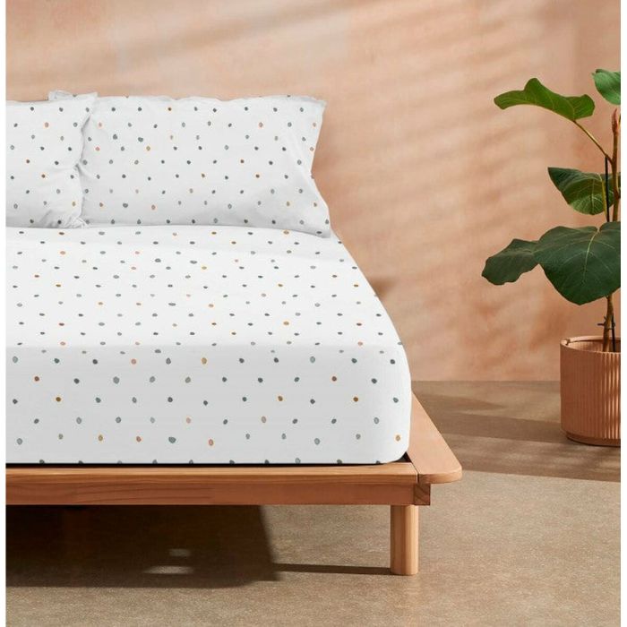 Sábana Bajera Ajustable Decolores Zuri Multicolor Cama de 90