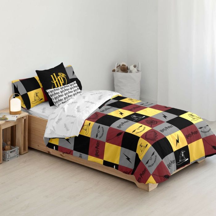 Funda Nórdica Harry Potter Hogwarts 220 x 220 cm Cama de 135/140 2