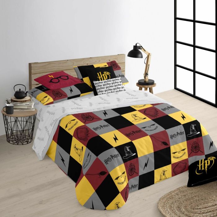 Funda Nórdica Harry Potter Hogwarts 200 x 200 cm Cama de 120 6