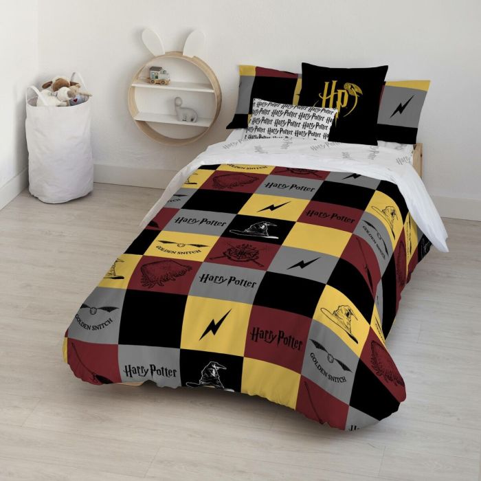 Funda Nórdica Harry Potter Hogwarts 200 x 200 cm Cama de 120 4