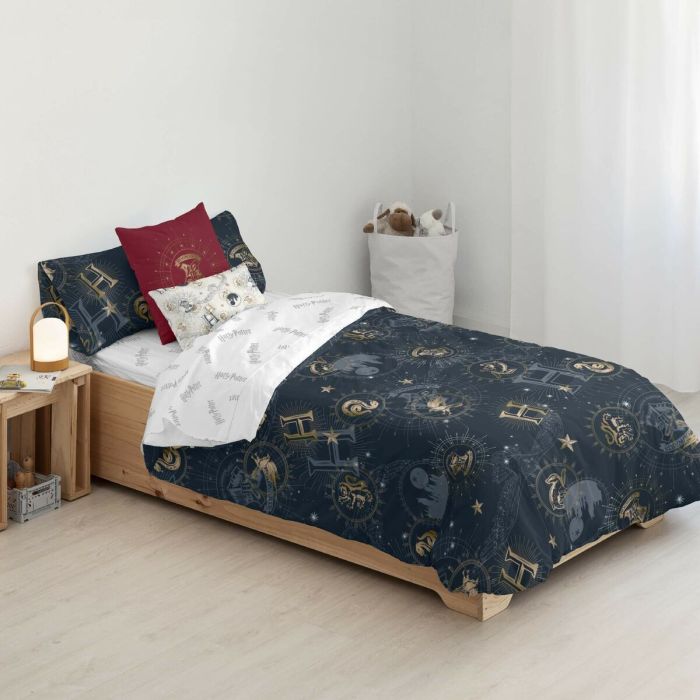 Funda Nórdica Harry Potter Gold 140 x 200 cm Cama de 80 3