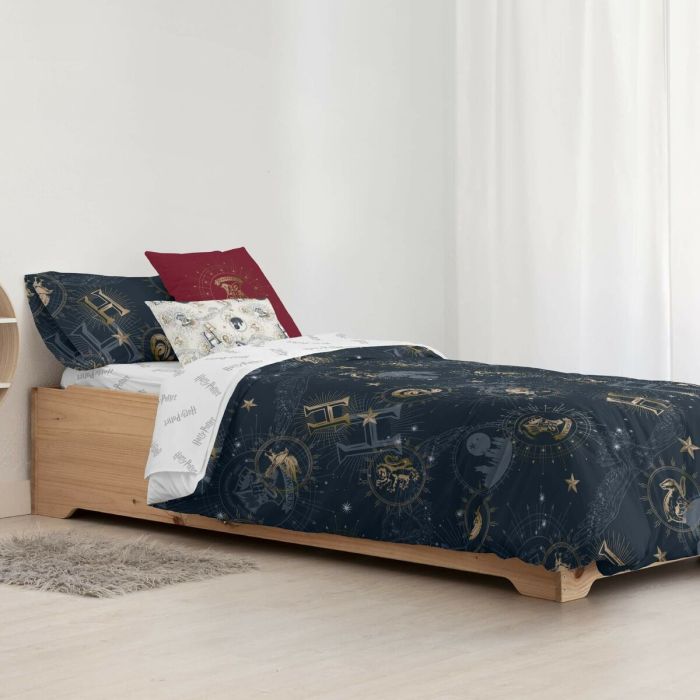 Funda Nórdica Harry Potter Gold 140 x 200 cm Cama de 80 2