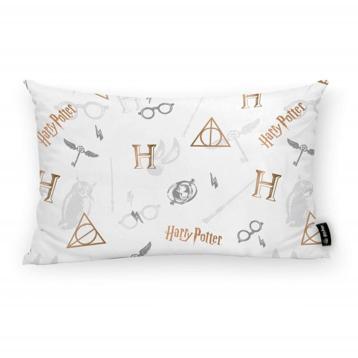 Funda de cojín Harry Potter Deathly Hallows Multicolor 30 x 50 cm