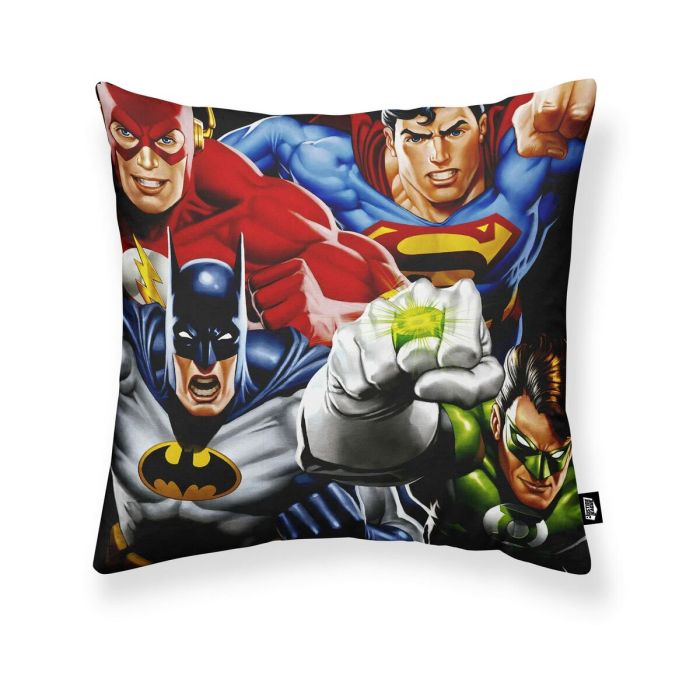 Funda de cojín Justice League Action Multicolor 45 x 45 cm