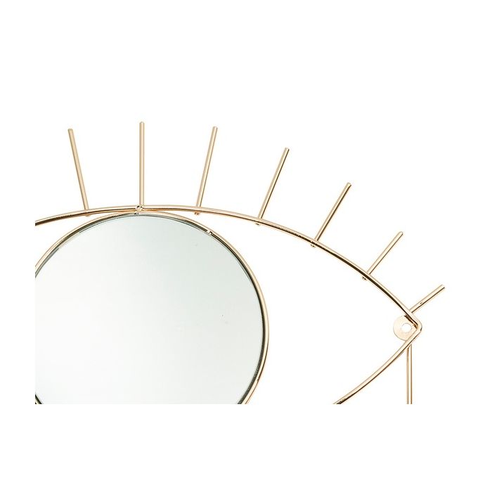 Perchero Eye Dorado Cristal Latón (42 x 30 x 4 cm) 2 Perchero Eye Dorado Cristal Latón (42 x 30 x 4 cm) 2