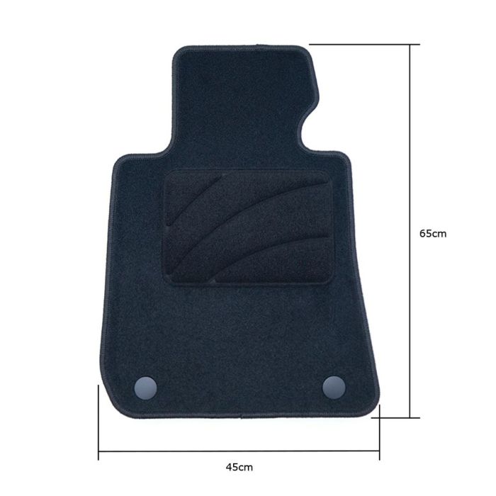 Alfombrilla para Coche OCC Motorsport OCCBW0026GD Gris oscuro Gris 6