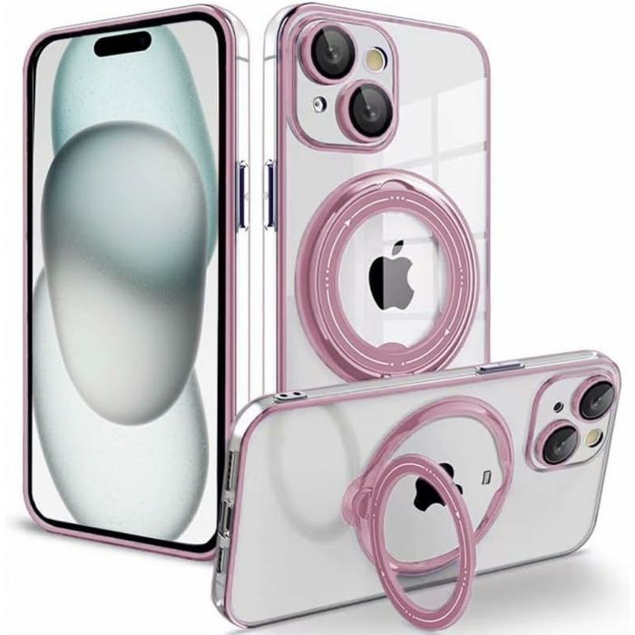 Funda para Móvil Cool iPhone 15 Rosa Apple 1