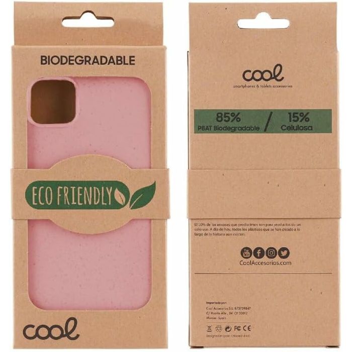 Funda para Móvil Cool iPhone 15 Rosa Apple