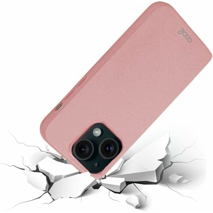 Funda para Móvil Cool iPhone 15 Rosa Apple 1