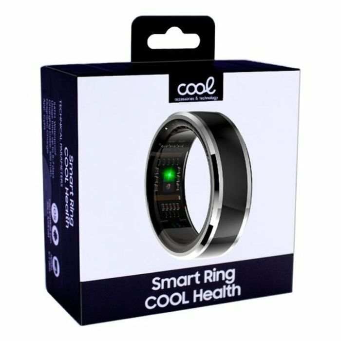 Anillo inteligente Cool Ring Health + Base Powerbank Negro 20 mm 2