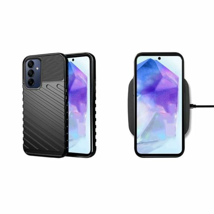 Funda para Móvil Cool Galaxy A55 Negro Samsung 5