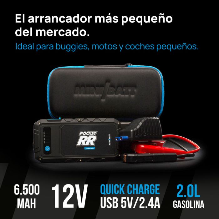 Arrancador MiniBatt POCKET RR 4 Arrancador MiniBatt POCKET RR 4