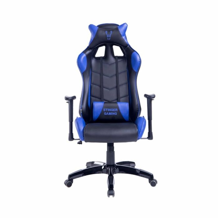 Woxter silla gaming stinger station blue basculante brazos/f cabecero y cojín lumbar