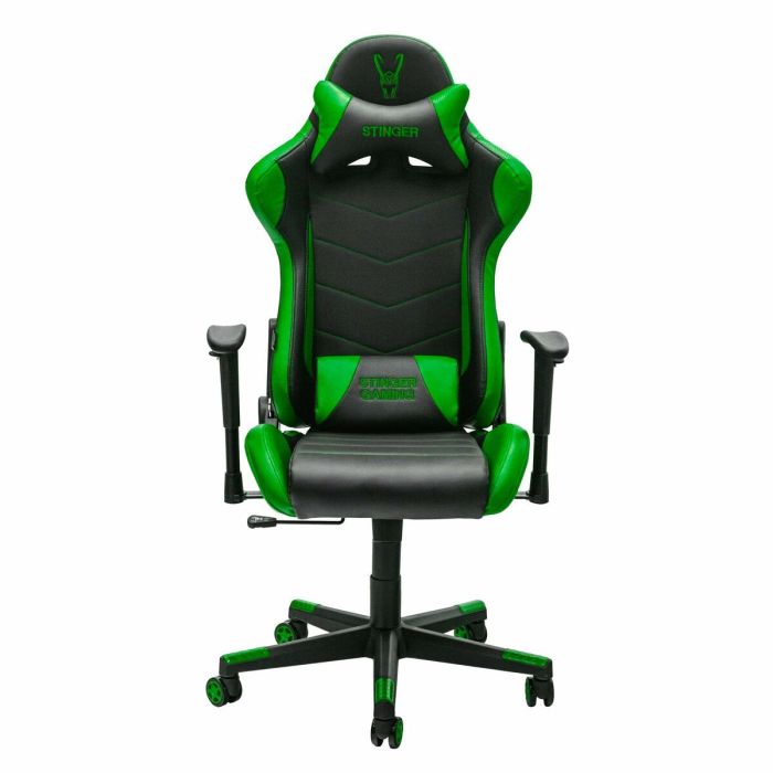 Silla Gaming Woxter Stinger Station Blanco Negro Verde 7 Silla Gaming Woxter Stinger Station Blanco Negro Verde 7