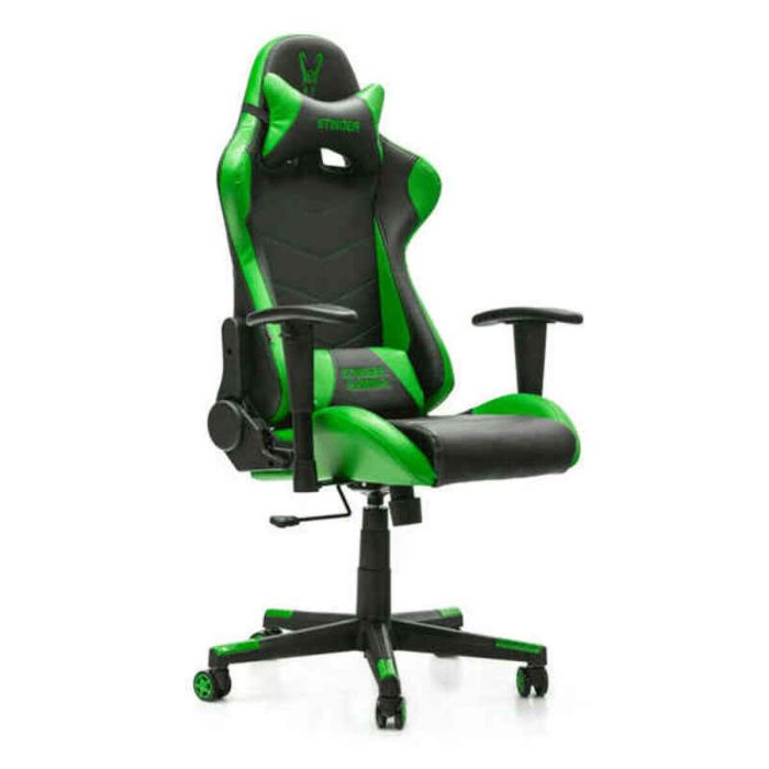Woxter silla gaming stinger station green basculante brazos/f cabecero y cojín lumbar Woxter silla gaming stinger station green basculante brazos/f cabecero y cojín lumbar