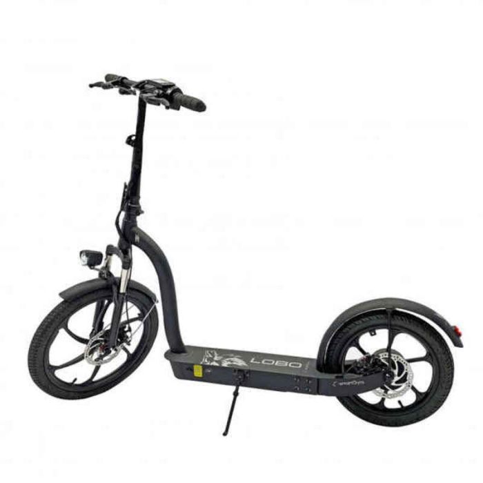 Patinete Eléctrico SmartGyro Lobo/ Motor 500W/ Ruedas 20" y 16"/ 25km/h/ Autonomía 45km/ Negro
