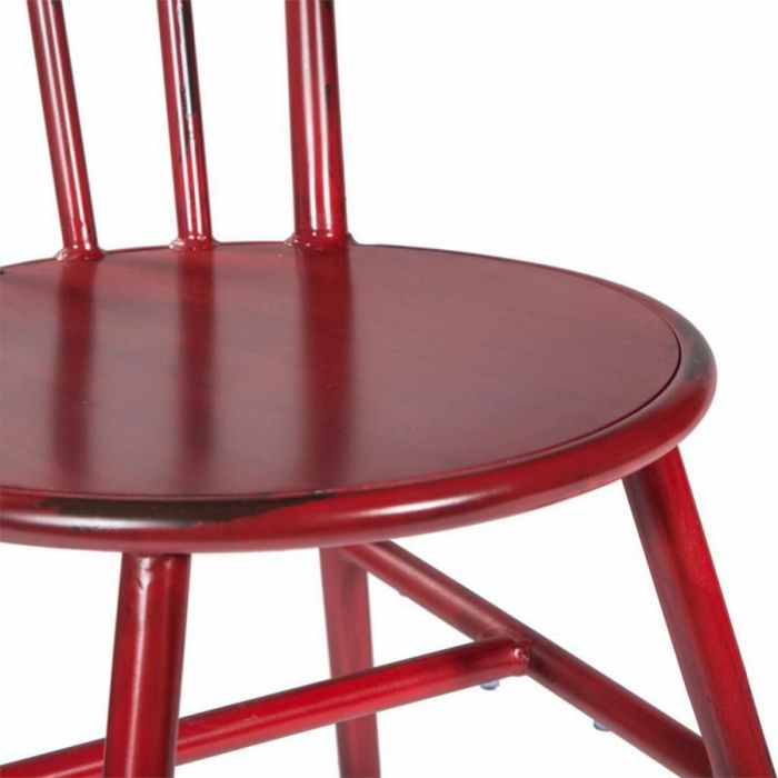 Silla de Comedor Alexandra House Living Vintage Rojo 48 x 87 x 44 cm 3