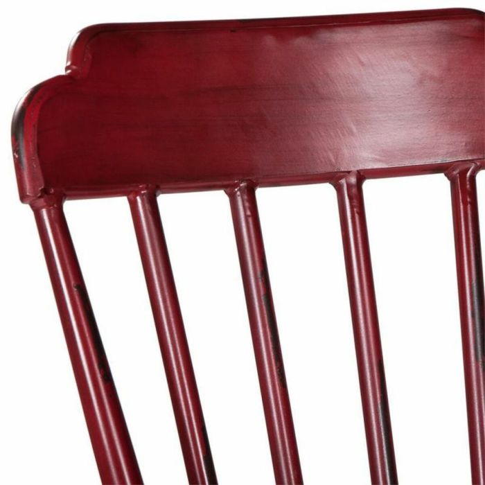 Silla de Comedor Alexandra House Living Vintage Rojo 48 x 87 x 44 cm 2