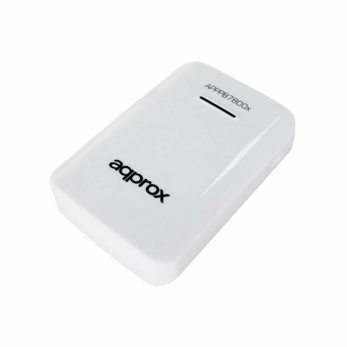 Powerbank APPROX APPPB7800W Blanco 1