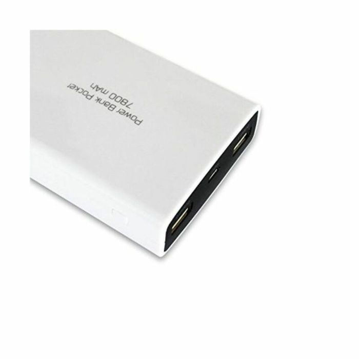 Power Bank approx! APPPB78EVW 7800 mAh 2 x USB Micro USB 5 V 1-2 A Blanco Negro/Blanco 4