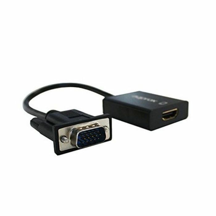 Adaptador VGA a HDMI con Audio approx! APPC25 3,5 mm Micro USB 20 cm 720p/1080i/1080p 4