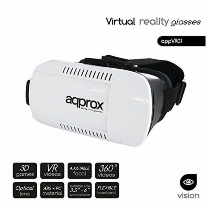 Gafas de Realidad Virtual approx! APPVR01 3,5"-6" 4