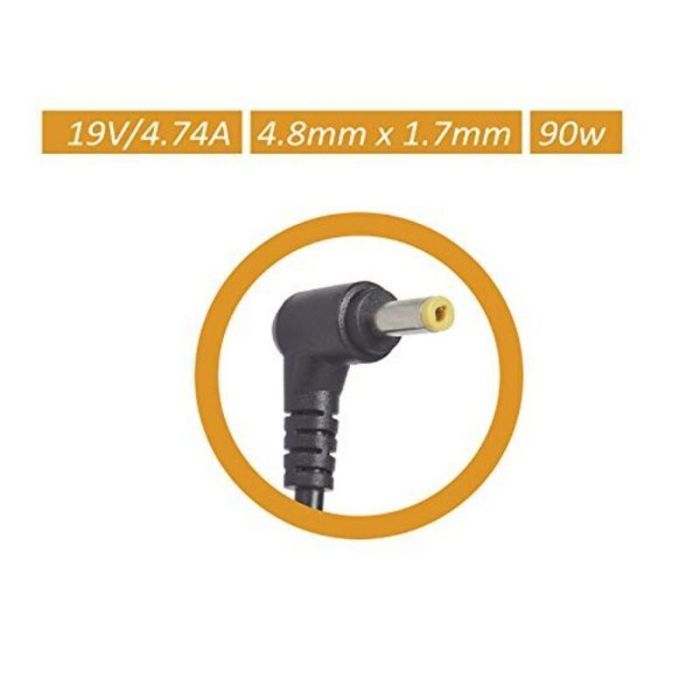 Cargador para Notebooks approx! APPA08 90W 4.8 x 1.7 mm HP 2 Cargador para Notebooks approx! APPA08 90W 4.8 x 1.7 mm HP 2