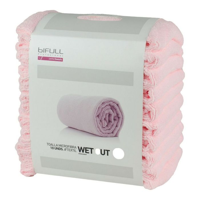 Toalla de Microfibra Bifull Wetout Mascotas Rosa 73 x 40 cm (10 uds) 1 Toalla de Microfibra Bifull Wetout Mascotas Rosa 73 x 40 cm (10 uds) 1