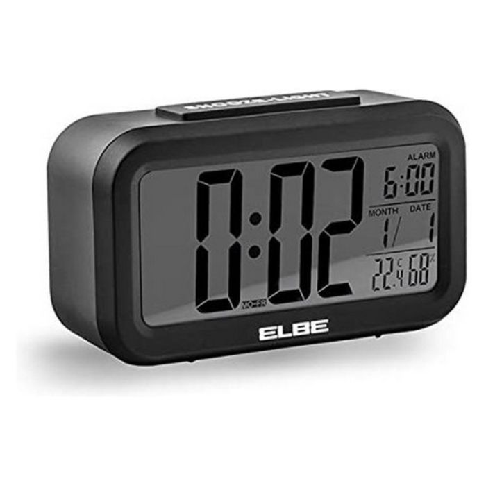 Reloj Despertador ELBE RD-668 LCD 4,4" Negro 7