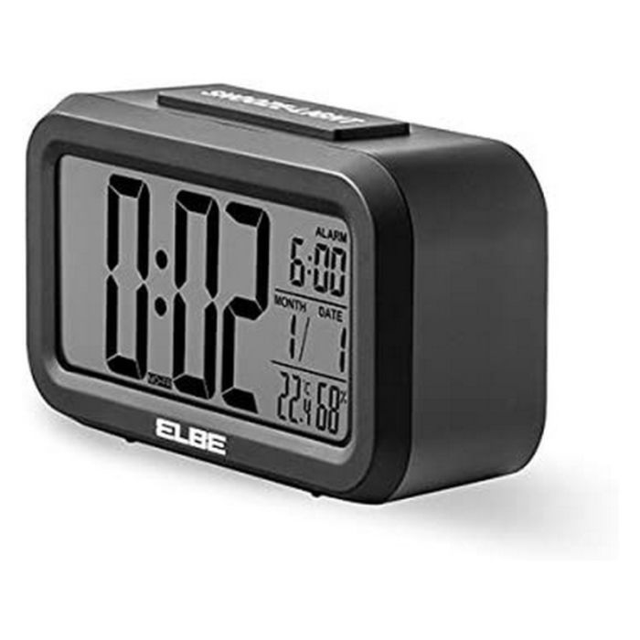 Reloj Despertador ELBE RD-668 LCD 4,4" Negro 4