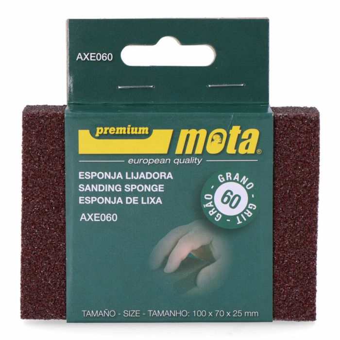 Lija de esponja oxido de aluminio grano 60 axe060 mota