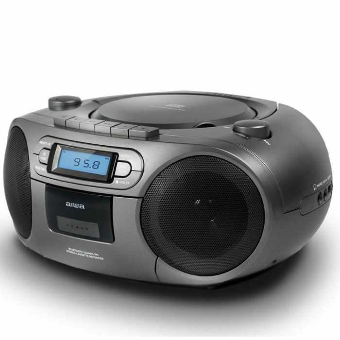 Radio Cassette Aiwa Bluetooth Gris 2