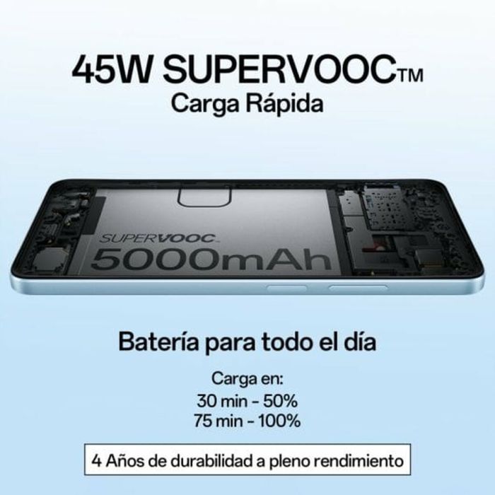 Smartphone Oppo 6,7" Octa Core 8 GB RAM 256 GB Azul 4
