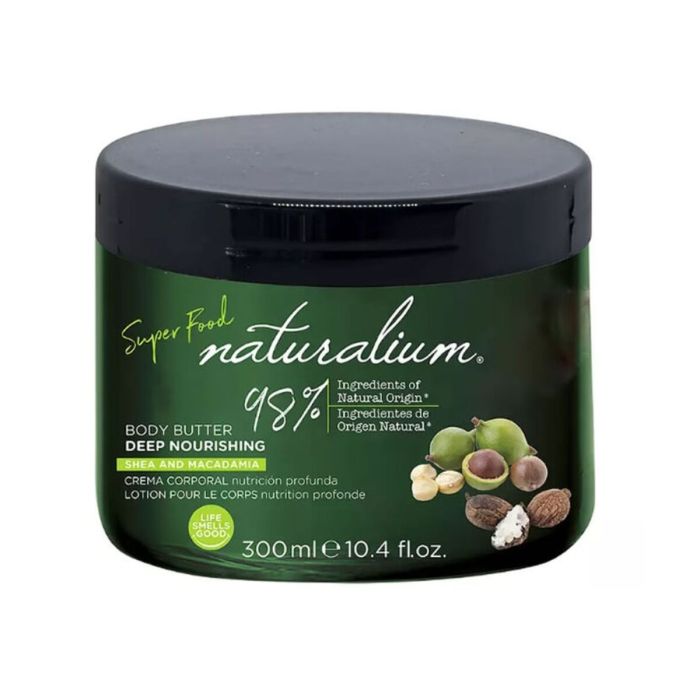 Crema Corporal Hidratante Naturalium Macadamia 300 ml