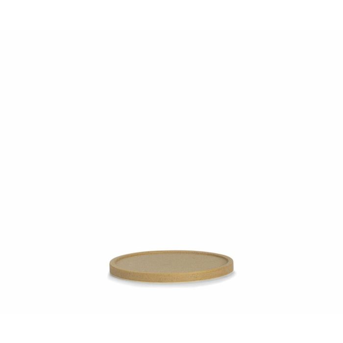 Maceta con Plato Alexandra House Living Beige Cerámica 18 x 18 x 18 cm 3