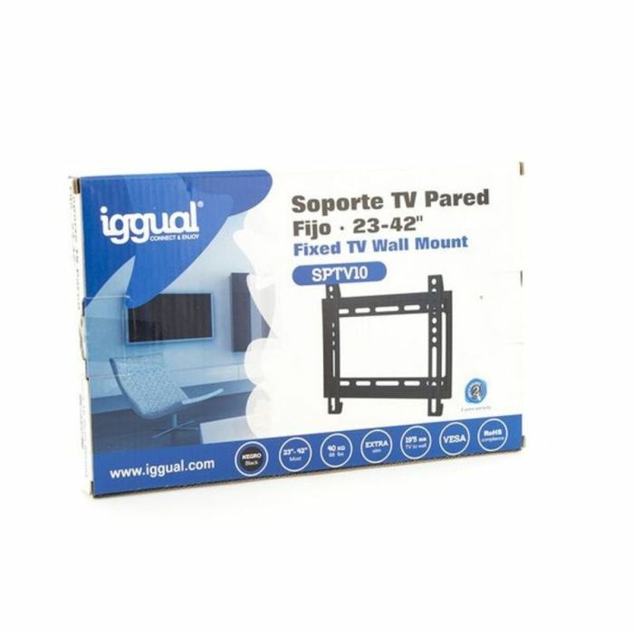 Soporte TV Fijo iggual SPTV10 IGG314555 23"-42" Negro 1