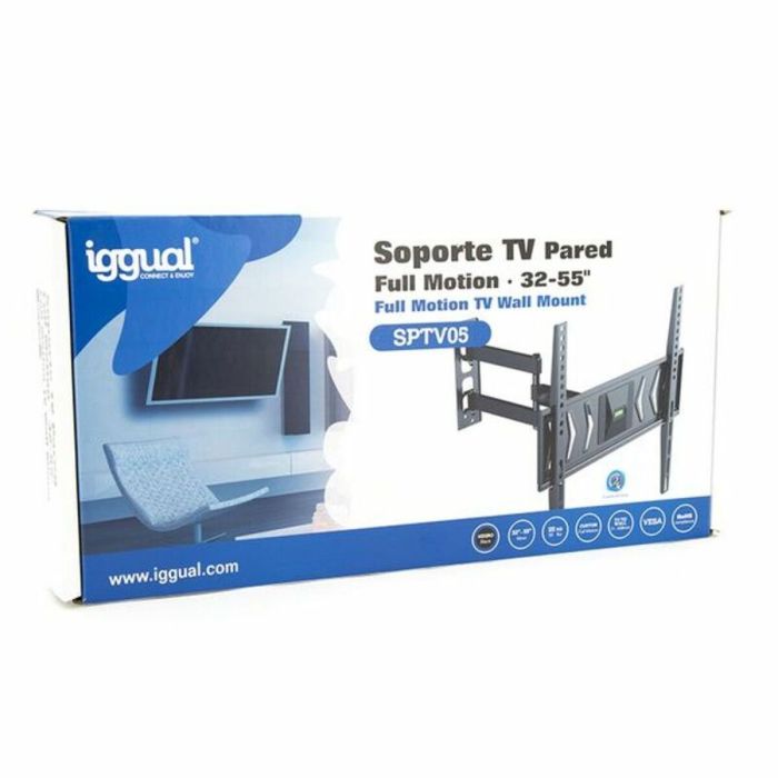Soporte TV iggual SPTV05 IGG314630 32"-55" Negro 1