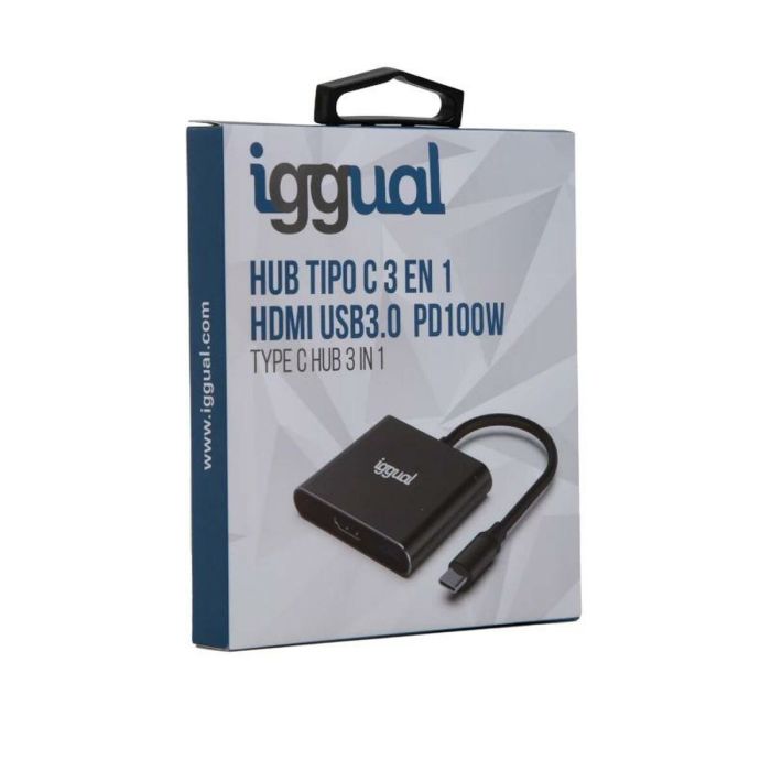 Hub USB iggual IGG318461 1