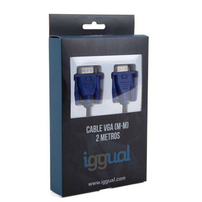 Cable de Datos/Carga con USB iggual IGG318577 2 m 1