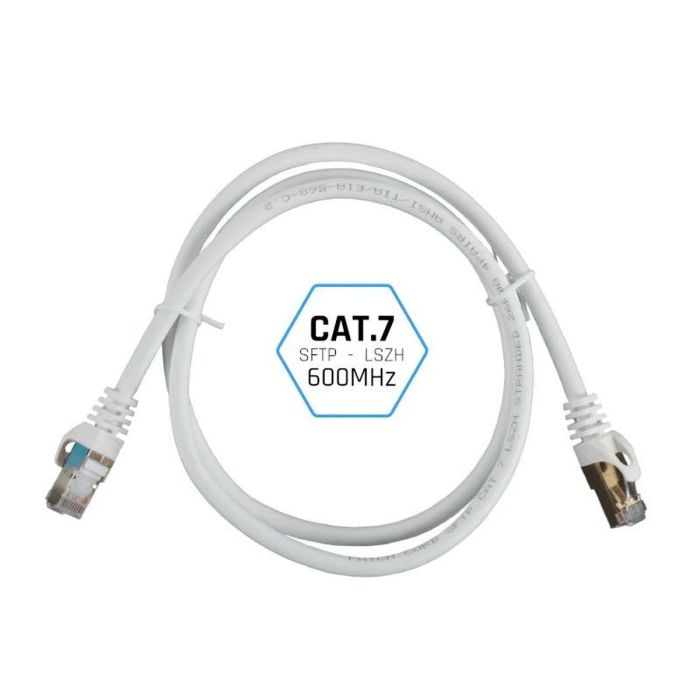 Cable de Red Rígido FTP Categoría 7 iggual IGG318614 Blanco 15 m 2