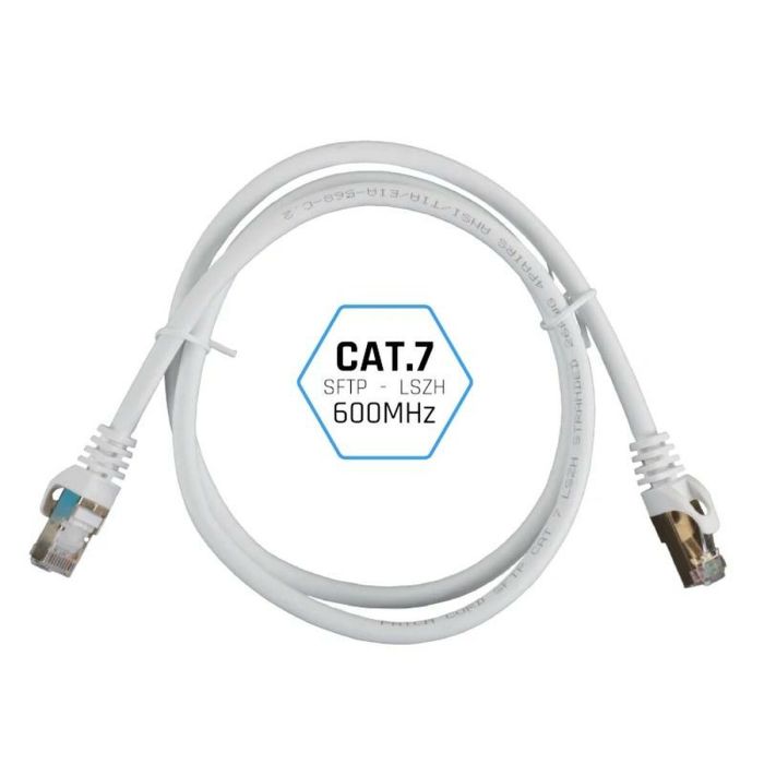 Cable de Red Rígido FTP Categoría 7 iggual IGG318621 Blanco 10 m 2