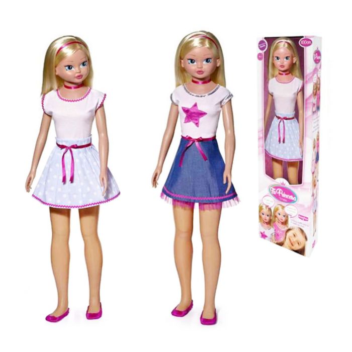 Muñeca habladora ¡te cuenta sus cosas! 100 cm - modelos surtidos Muñeca habladora ¡te cuenta sus cosas! 100 cm - modelos surtidos