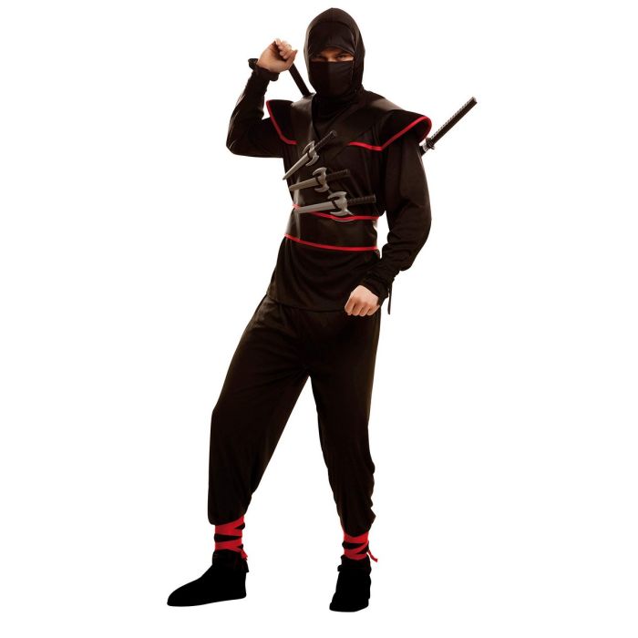 Disfraz para Adultos My Other Me Ninja Asesino (5 Piezas) S